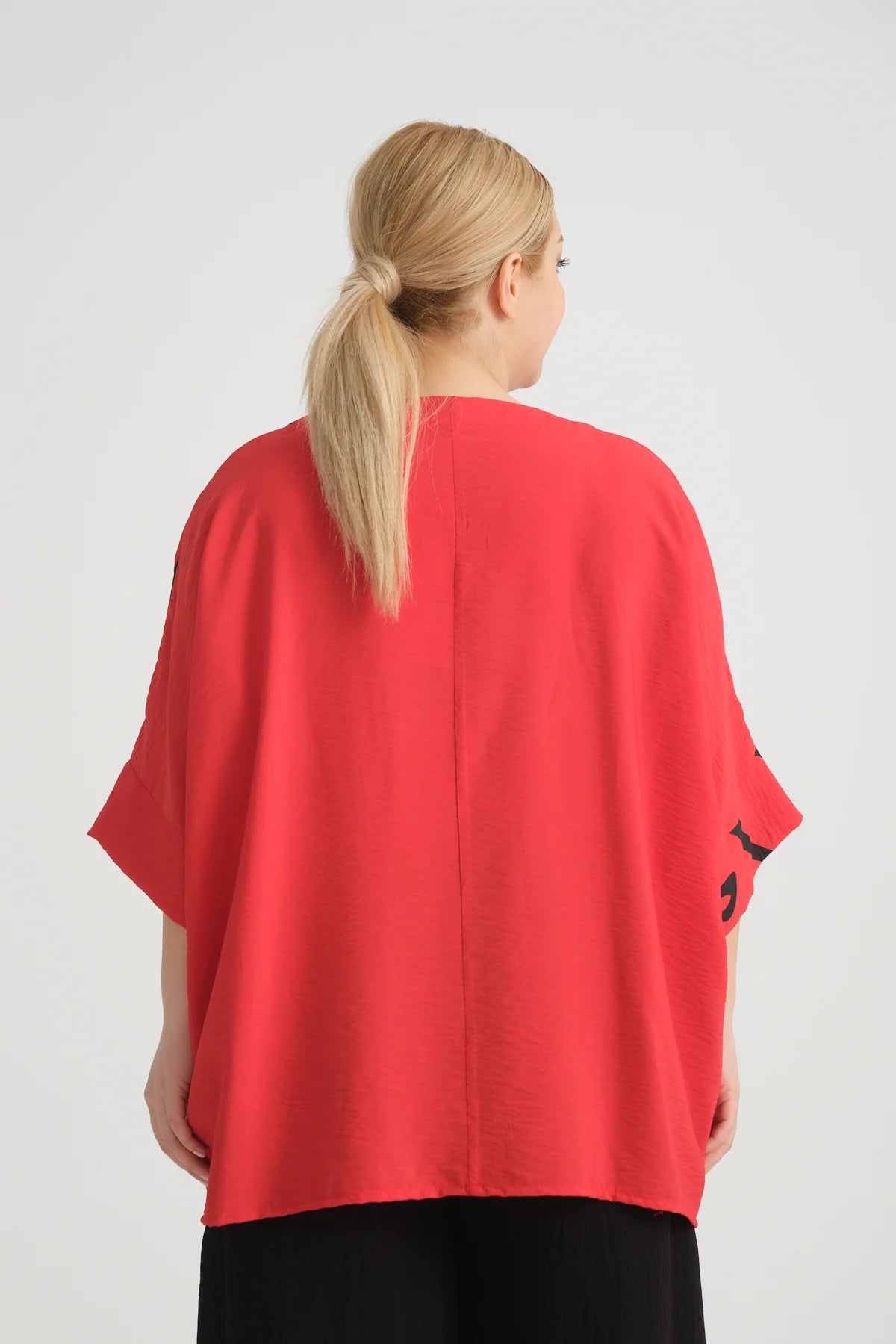  Bigshirt von Zedd Plus aus Viskose, 24294, Rot, Schick, Modern, Bequem