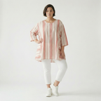 A-Form Shirt von AKH Fashion aus Baumwolle, ausgefallene, zeitlose Lagenlook Mode