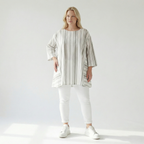 A-Form Shirt von AKH Fashion aus Baumwolle, ausgefallene, zeitlose Lagenlook Mode