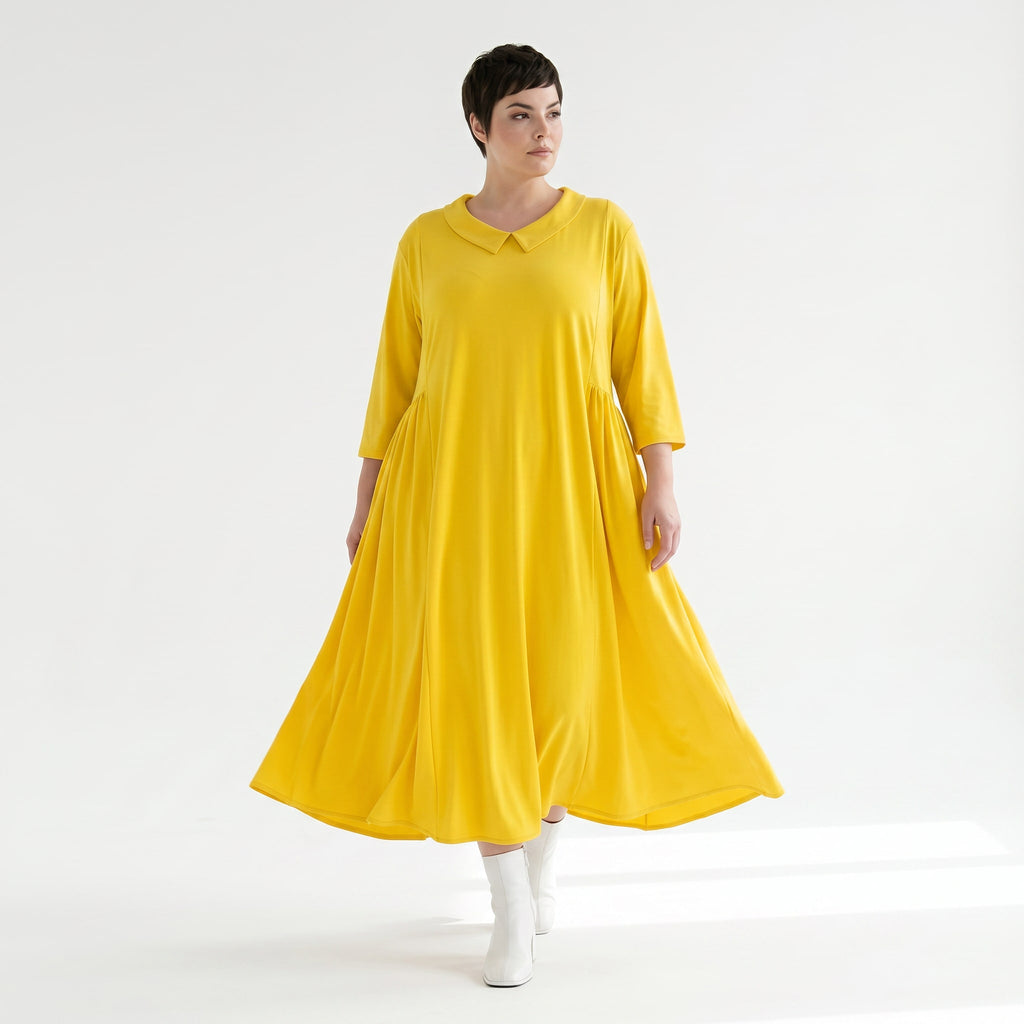 Ballonkleid von AKH Fashion aus Materialmix, ausgefallene, zeitlose Lagenlook Mode