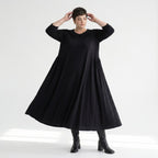 Ballonkleid von AKH Fashion aus Materialmix, ausgefallene, zeitlose Lagenlook Mode