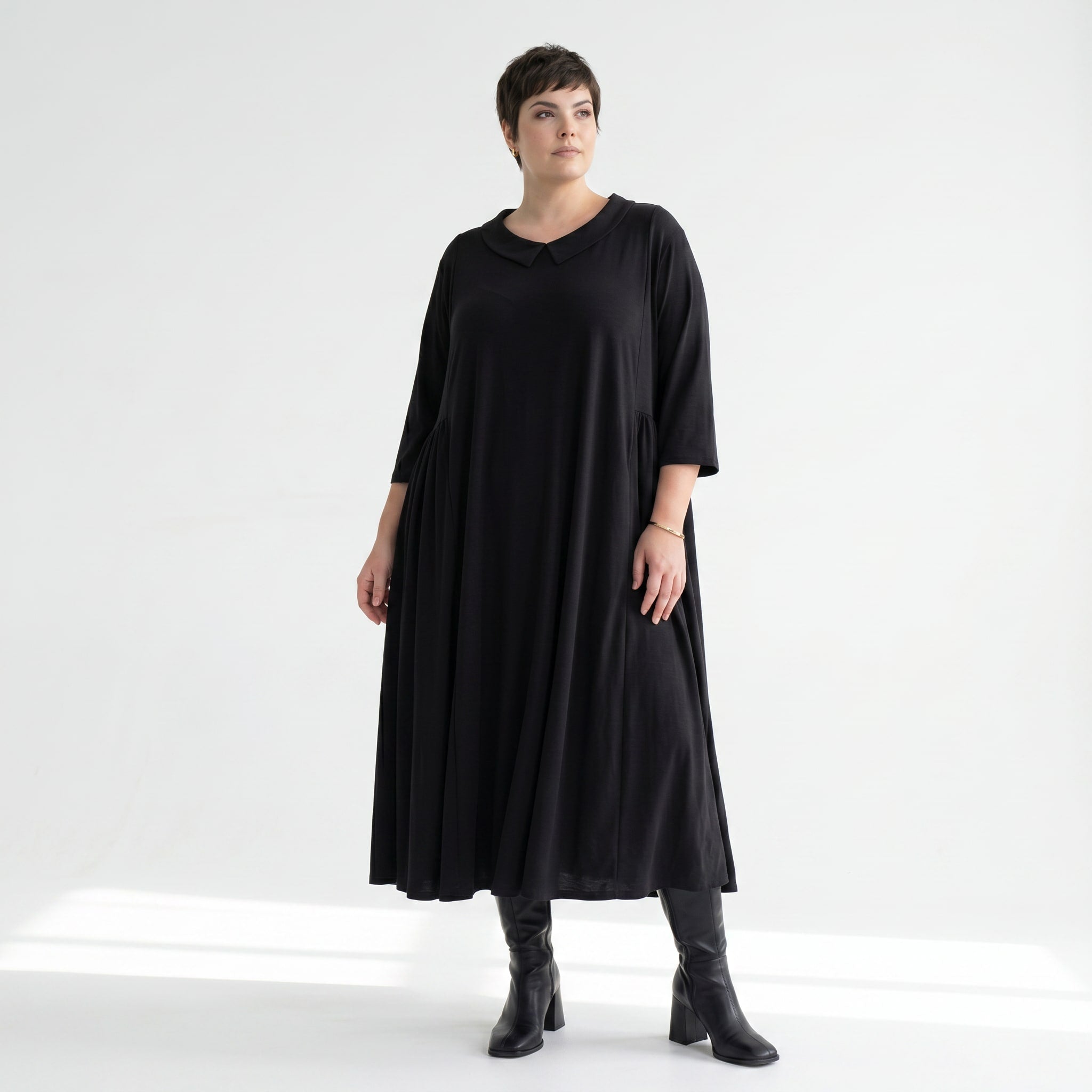 Ballonkleid von AKH Fashion aus Materialmix, ausgefallene, zeitlose Lagenlook Mode