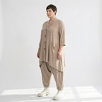 A-Form Jacke von AKH Fashion aus Materialmix, ausgefallene, zeitlose Lagenlook Mode