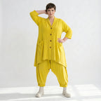 A-Form Jacke von AKH Fashion aus Materialmix, ausgefallene, zeitlose Lagenlook Mode
