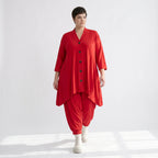 A-Form Jacke von AKH Fashion aus Materialmix, ausgefallene, zeitlose Lagenlook Mode