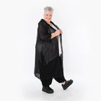 Ballonhose von AKH Fashion aus Materialmix, 1431.05920, Schwarz, Ausgefallen, Zeitlos