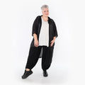 Ballonhose von AKH Fashion aus Materialmix, 1431.05920, Schwarz, Ausgefallen, Zeitlos