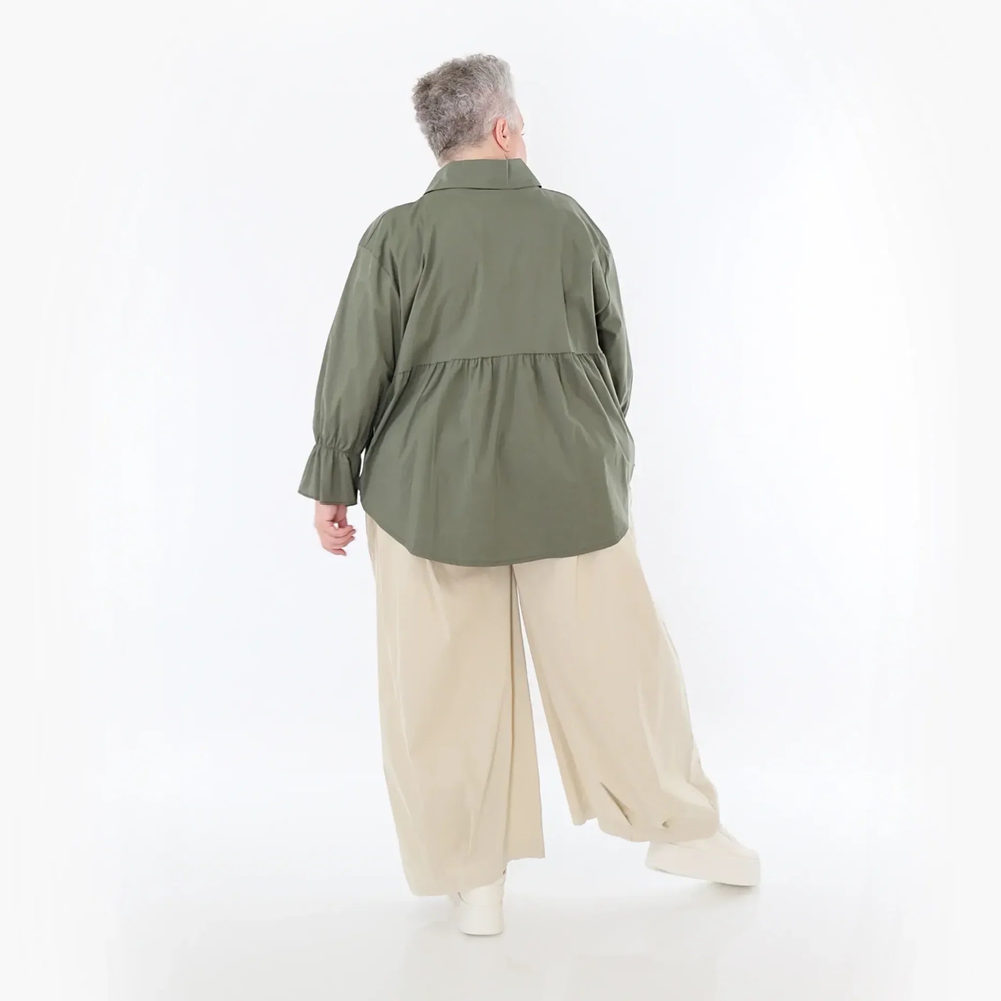 Ballonhose von AKH Fashion aus Baumwolle, 1482.07032, Beige, Ausgefallen, Zeitlos, Schick