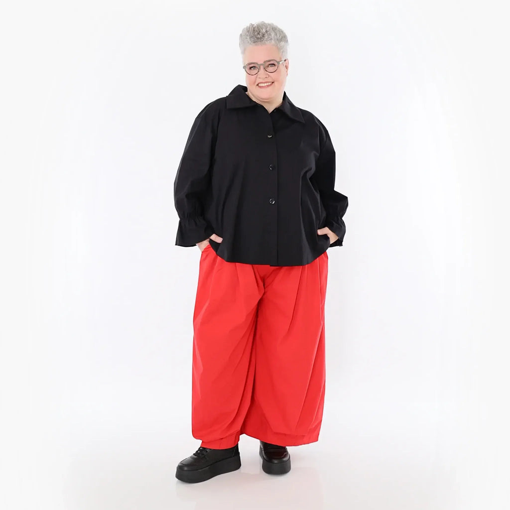  Ballonhose von AKH Fashion aus Baumwolle, 1482.07032, Rot, Ausgefallen, Zeitlos, Schick