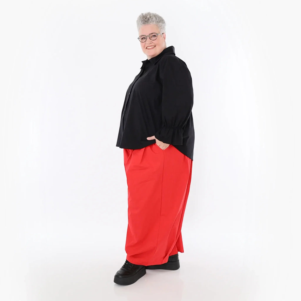  Ballonhose von AKH Fashion aus Baumwolle, 1482.07032, Rot, Ausgefallen, Zeitlos, Schick