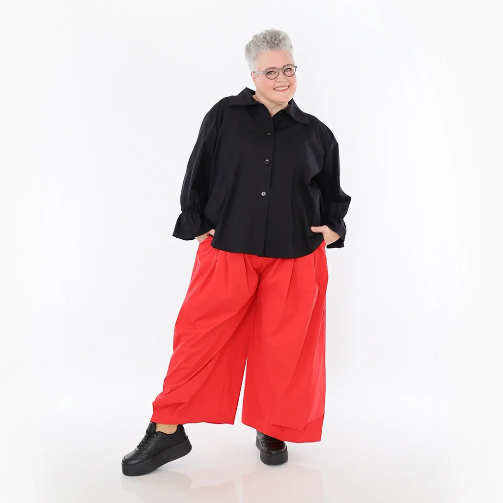  Ballonhose von AKH Fashion aus Baumwolle, 1482.07032, Rot, Ausgefallen, Zeitlos, Schick