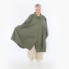  A-Form Jacke von AKH Fashion aus Baumwolle, 1482.07061, Khaki, Ausgefallen, Zeitlos