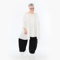 A-Form Bigshirt von AKH Fashion aus Viskose, 1490.07069, Weiß, Ausgefallen, Zeitlos, Schick