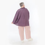  AKH Fashion Hose in gerader Form, aus Viskose, 1490.07076, Mauve, Ausgefallen, Zeitlos