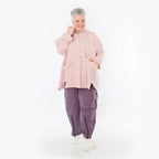  AKH Fashion Hose in gerader Form, aus Viskose, 1490.07076, Pflaume, Ausgefallen, Zeitlos