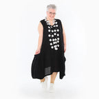 Ballonkleid von AKH Fashion aus Viskose, 1490.07093, Schwarz, Ausgefallen, Zeitlos, Schick