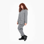  Jacke von Do Your Best aus Viskose, D746, Grau, Schick, Modern, Bequem