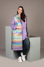  AKH Fashion Weste in gerader Form, aus Polyester, 1436.06879, Multicolor, Schick, Modern