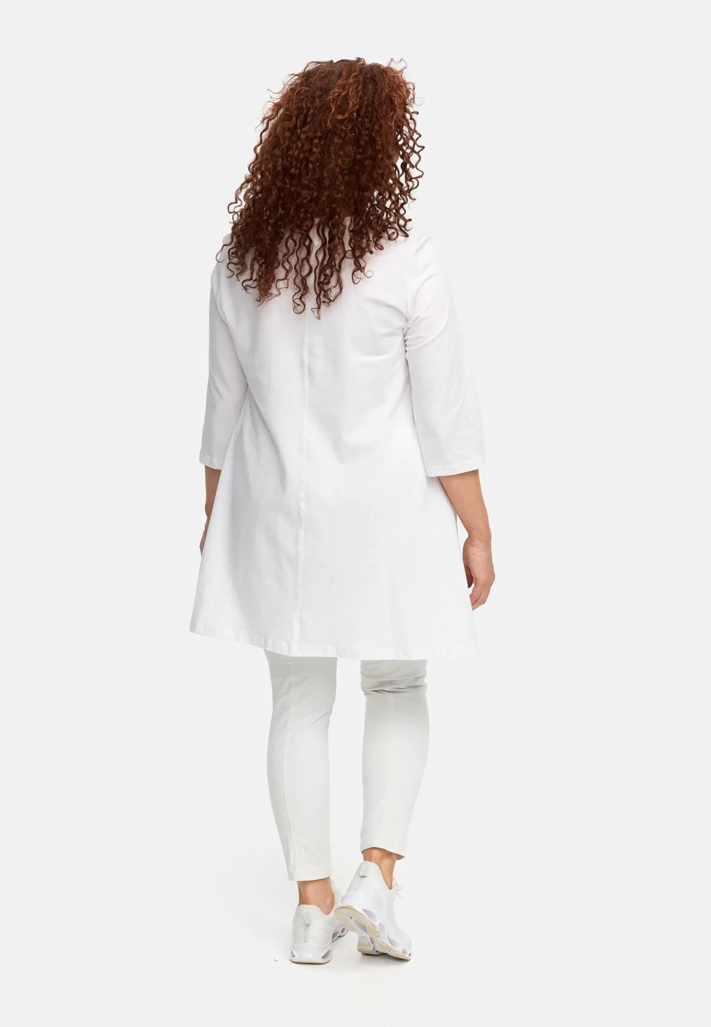 A-Form Shirt von Do Your Best aus Baumwolle, D930, Weiß, Ausgefallen, Zeitlos, Schick