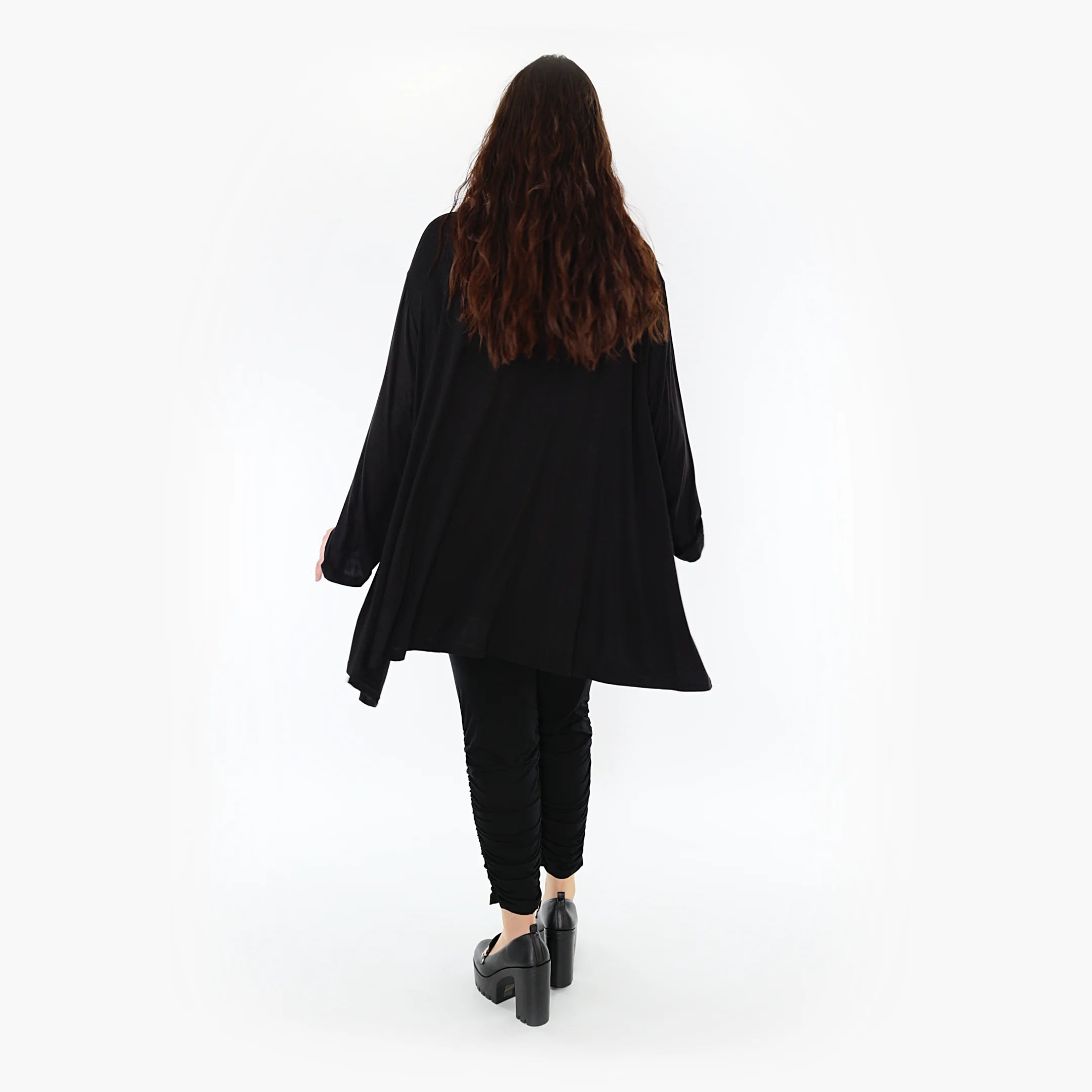  A-Form Bigshirt von AKH Fashion aus Bambus, 1356.00593, Schwarz, Schick, Modern, Bequem