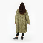  Ballonmantel von AKH Fashion aus Baumwolle, 1361.06986, Olive-Schwarz, Schick, Modern