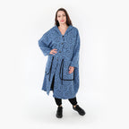  Ballonmantel von AKH Fashion aus Baumwolle, 1361.06986, Jeansblau-Schwarz, Schick, Modern