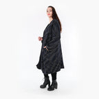  AKH Fashion Jacke in gerader Form, aus Baumwolle, 1367.06828, Schwarz-Blau-Weiß, Schick
