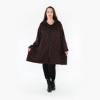 A-Form Jacke von AKH Fashion aus Baumwolle, 1367.06665, Schwarz-Grün-Rot, Schick, Modern