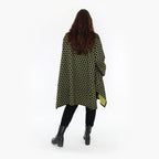  Ballonjacke von AKH Fashion aus Materialmix, 1365.06864, Schwarz-Lime, Raute, Schick
