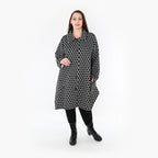  Ballonjacke von AKH Fashion aus Materialmix, 1365.06864, Schwarz-Weiß, Raute, Schick