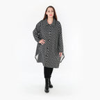  Ballonjacke von AKH Fashion aus Materialmix, 1365.06864, Schwarz-Weiß, Raute, Schick