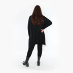 A-Form Shirt von AKH Fashion aus Viskose, ausgefallene, zeitlose Lagenlook Mode