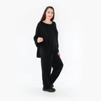 Shirt von AKH Fashion aus Viskose in kastiger Form, ausgefallene Lagenlook Mode