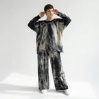 Tie-Dye Oversize Zweiteiler aus French Terry von B-One – Komfort trifft Avantgarde | Modeare