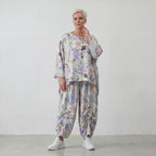 Oversized Shirt in Leinenoptik mit asymmetrischem Saum in Magnolia für lässige Sommertage