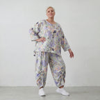 Oversized Shirt in Leinenoptik mit asymmetrischem Saum in Magnolia für lässige Sommertage