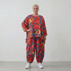 Leichtes Oversized Shirt in strahlendem Rot mit lässigem Kastenschnitt für laue Sommertage