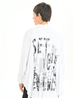  Just Angels Bluse in Vokuhila-Form, aus Viskose, 1041, Weiß, Schick, Modern, Bequem