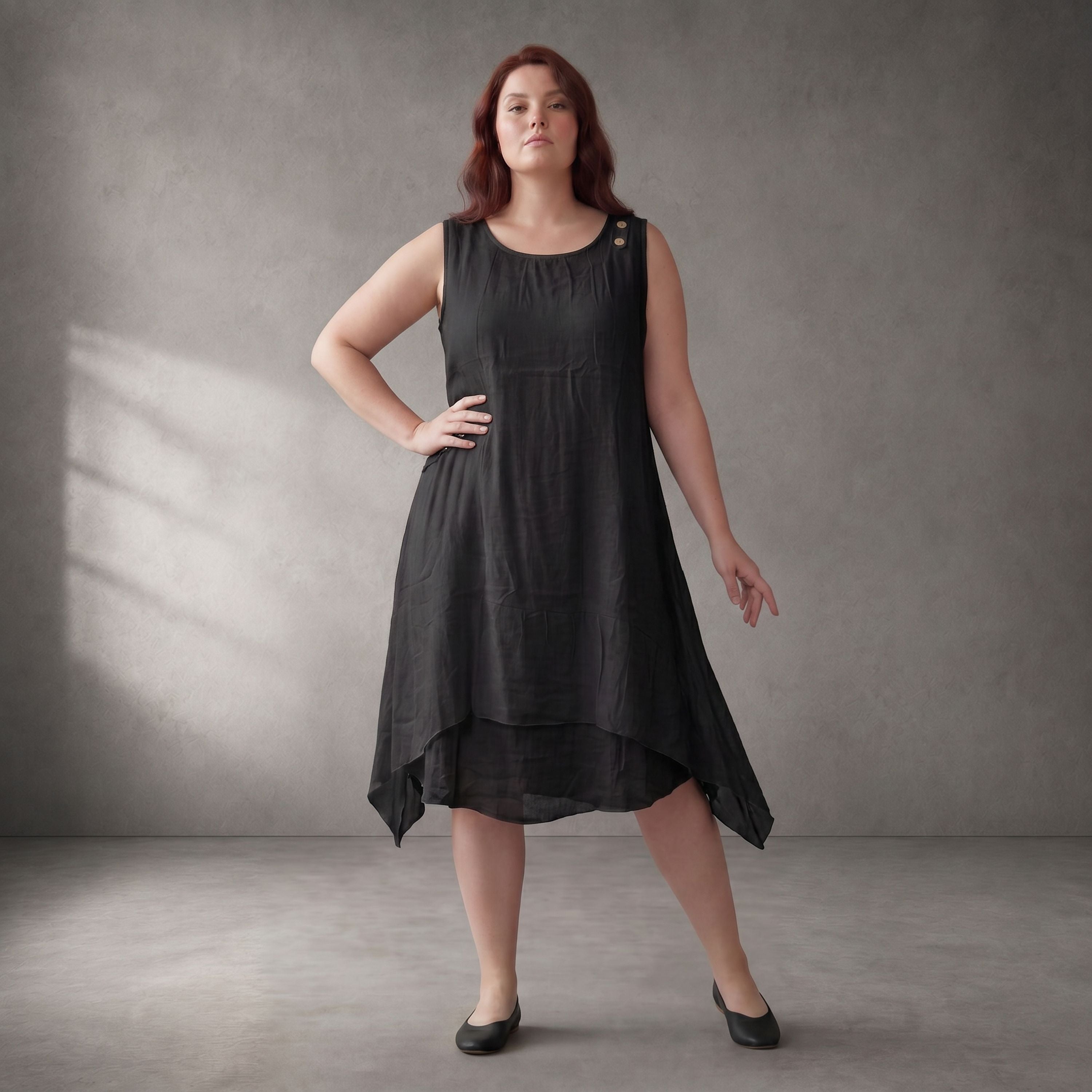 Funky Diva · Tunika · F126 · Schwarz