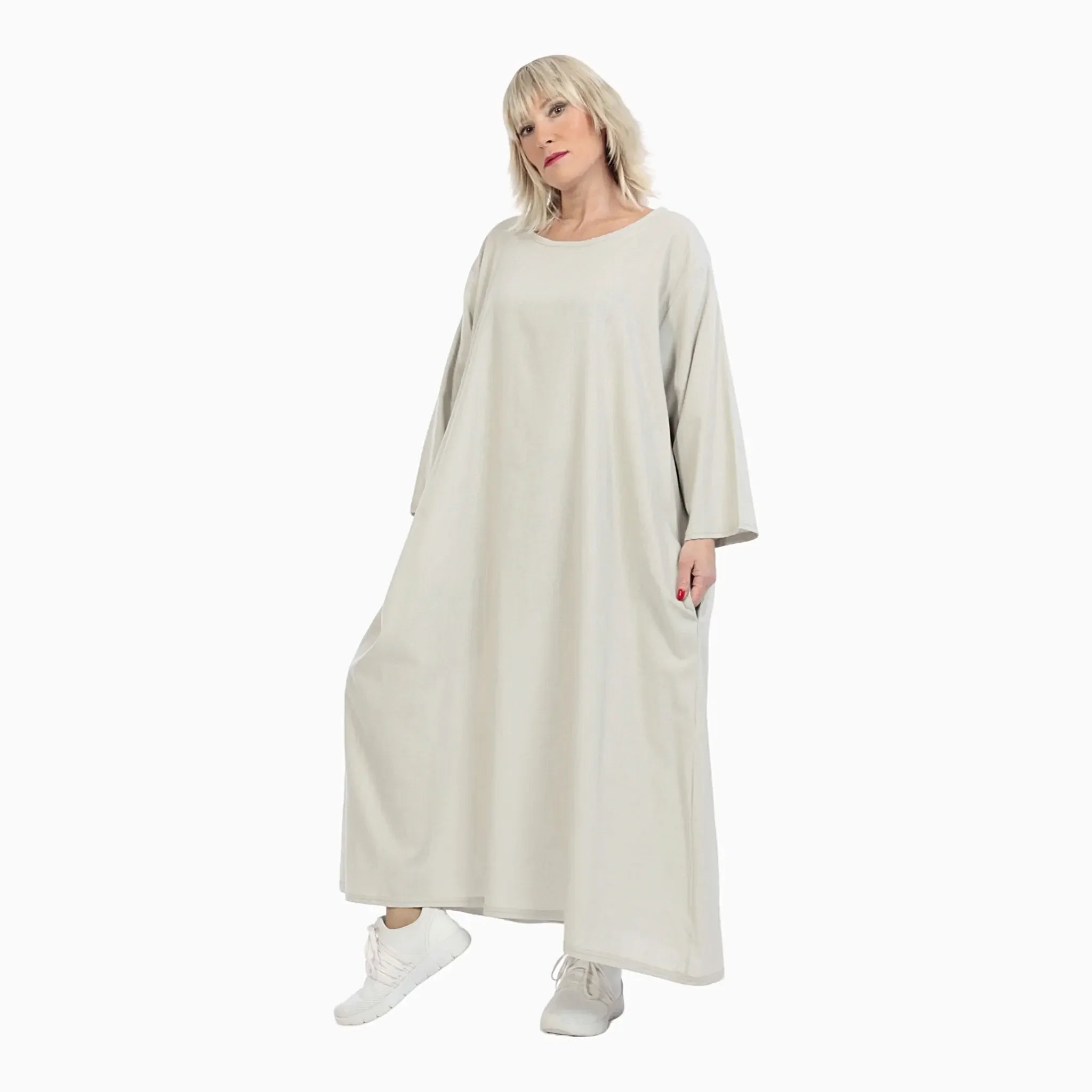  A-Form Kleid von AKH Fashion aus Viskose, 1027.06790, Grau, Schick, Modern, Bequem