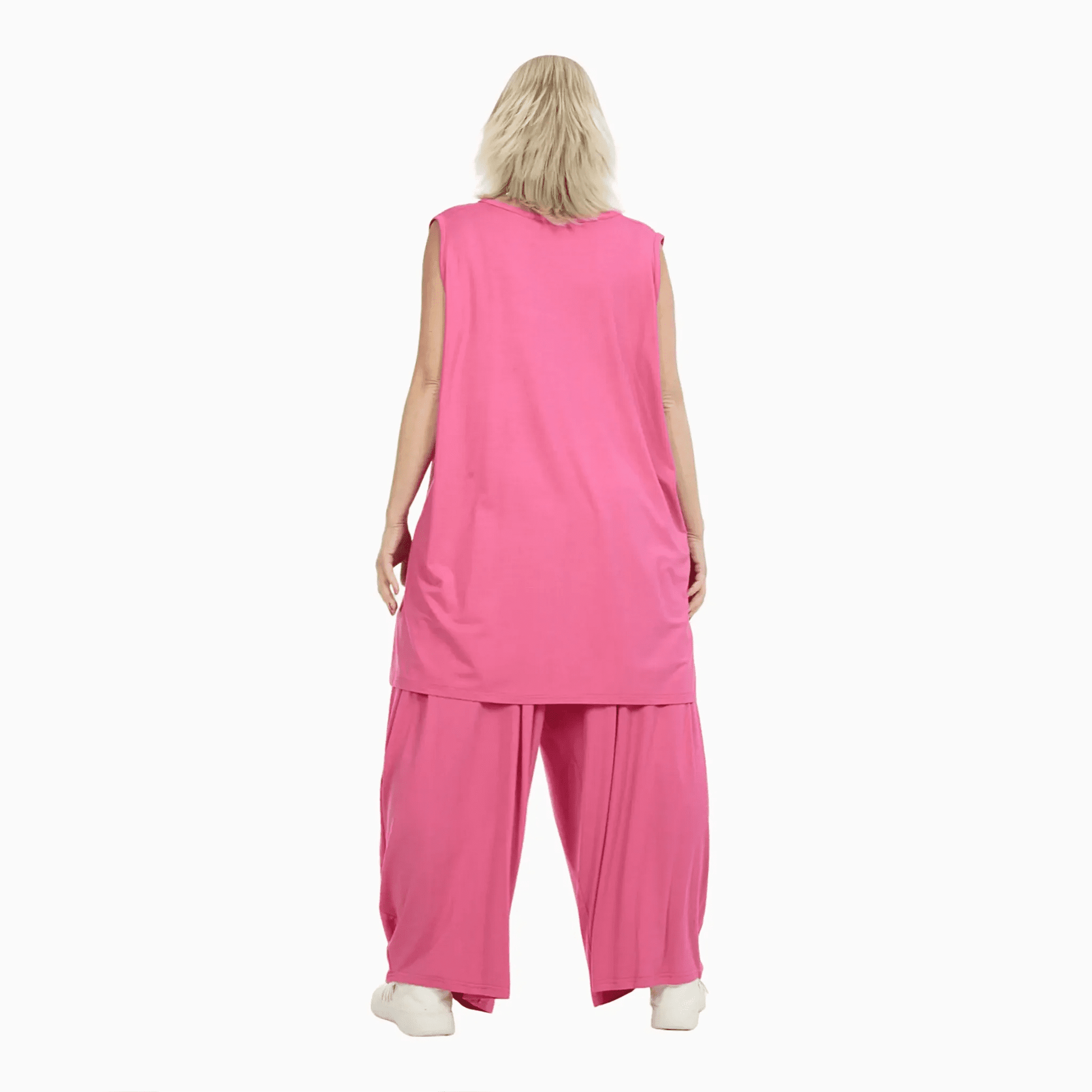  Ballonhose von AKH Fashion aus Viskose, 1233.08069, Fuchsia, Unifarben, Schick, Modern