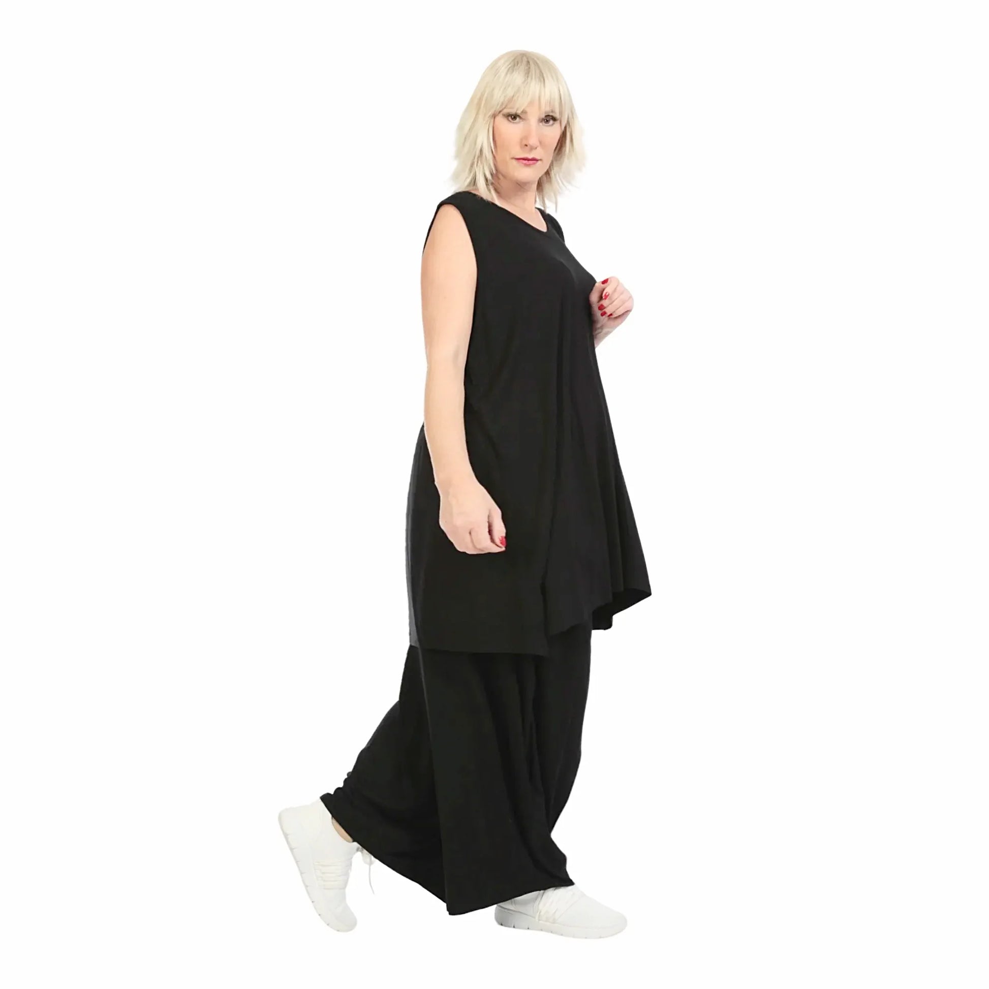  Ballonhose von AKH Fashion aus Viskose, 1233.08069, Schwarz, Unifarben, Schick, Modern