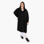  AKH Fashion Mantel in gerader Form, aus Viskose, 1288.06934, Schwarz, Kariert, Schick