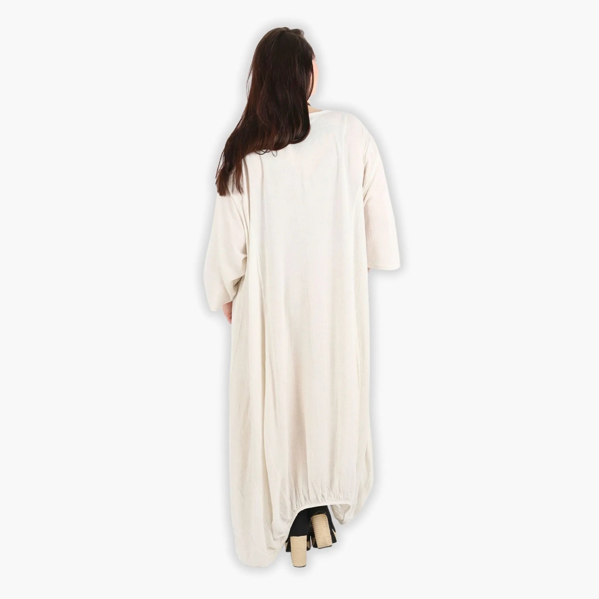  Ballonkleid von AKH Fashion aus Viskose, 1295.06736, Weiß, Schick, Modern, Bequem