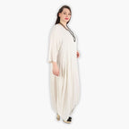 Ballonkleid von AKH Fashion aus Viskose, 1295.06736, Weiß, Schick, Modern, Bequem