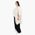 Hose von AKH Fashion aus Materialmix in gerader Form, ausgefallene Lagenlook Mode