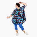Shirt von AKH Fashion aus Viskose in Glocken-Form, ausgefallene Lagenlook Mode