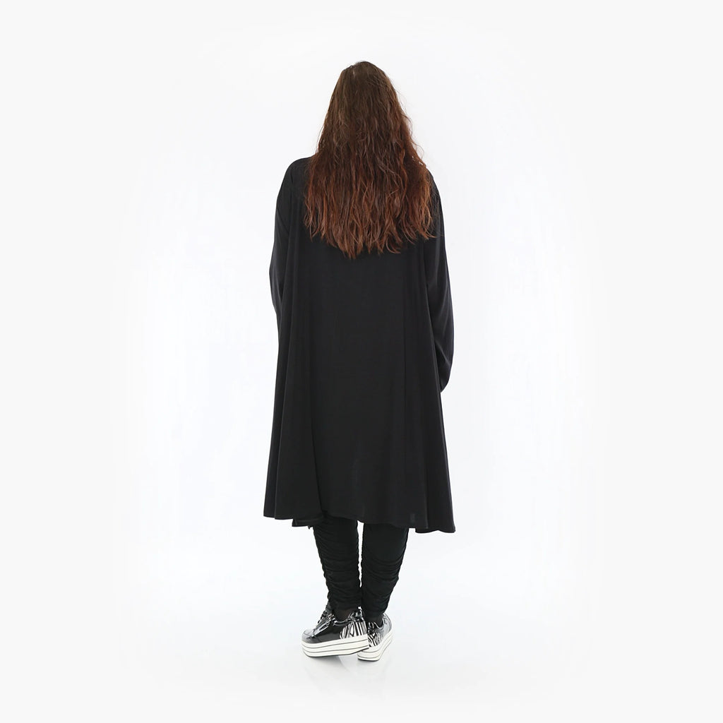  A-Form Bluse von AKH Fashion aus Viskose, 1380.06606, Schwarz, Schick, Modern, Bequem