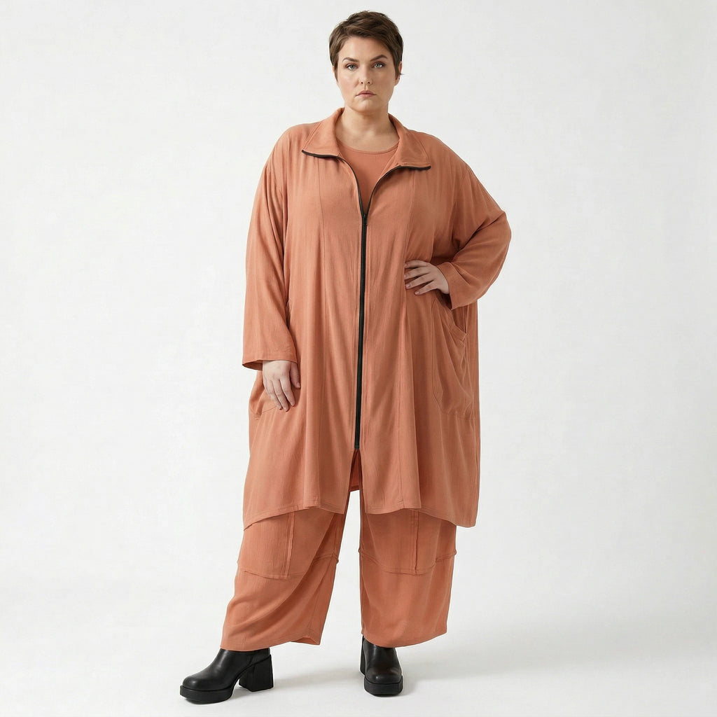 Ballonhose von AKH Fashion aus Viskose, 1576.07189, Mauve, Ausgefallen, Zeitlos, Schick