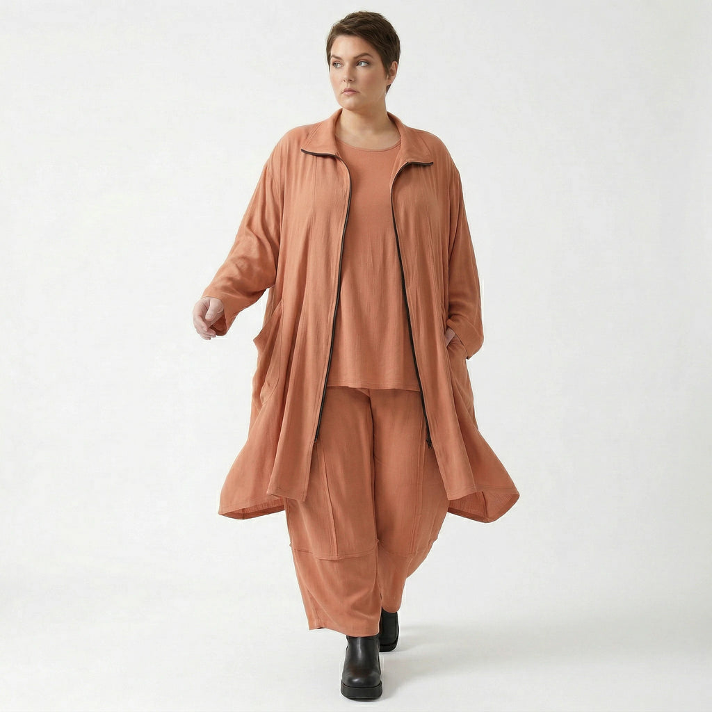 Ballonhose von AKH Fashion aus Viskose, 1576.07189, Mauve, Ausgefallen, Zeitlos, Schick